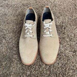 Cole Haan Grand 360 Mens Tan Suede Leather Casual Dress Oxford Shoes 10